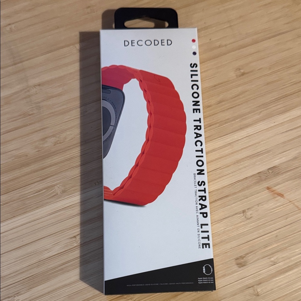 Decoded Red Silicone Traction Strap Lite